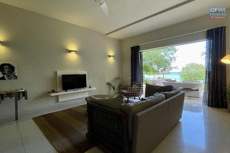 Tamarin for sale stunning 4 bedroom apartment one of the few properties on the beach.