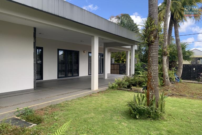 Curepipe for sale beautiful newly built house of 3 bedrooms, double garage. Located in a quiet residential area close to the center.