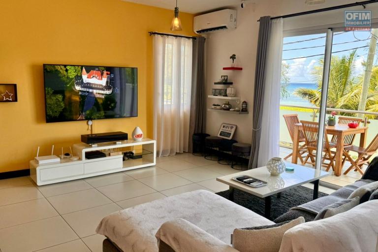 For sale beautiful four bedroom apartment on the first floor in Pointe Aux Piments with a sea view.