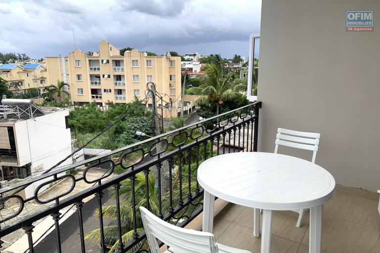 Flic en Flac for rent tastefully decorated 2 bedroom apartment located on the third floor with swimming pool.