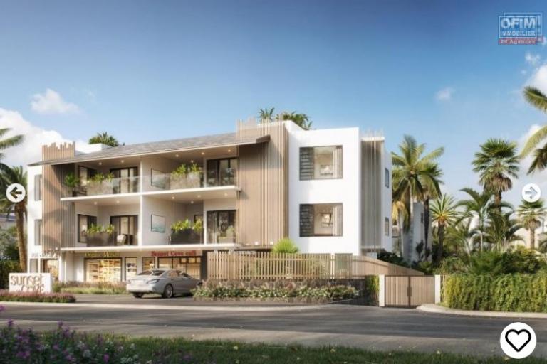 For sale 3 bedroom penthouses from 128 to 145m² in the heart of Tamarin Accessible to foreigners (R+2)