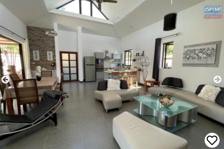 For sale magnificent 3 bedroom villa with private swimming pool in a wonderful secure domain in Cap Malheurex, accessible to purchase in Mauritius and to foreigners.