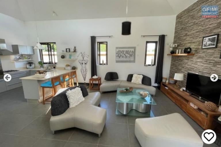 For sale magnificent 3 bedroom villa with private swimming pool in a wonderful secure domain in Cap Malheurex, accessible to purchase in Mauritius and to foreigners.