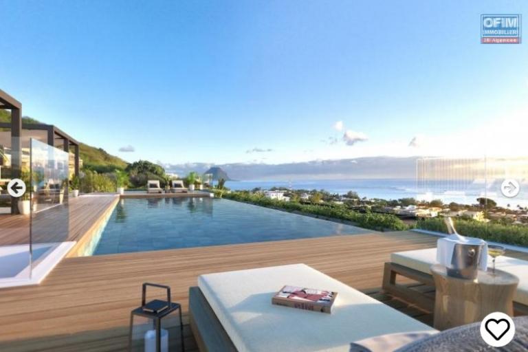 Tamarin for sale apartment project accessible to Mauritians and foreigners located in a magnificent setting and a breathtaking view.