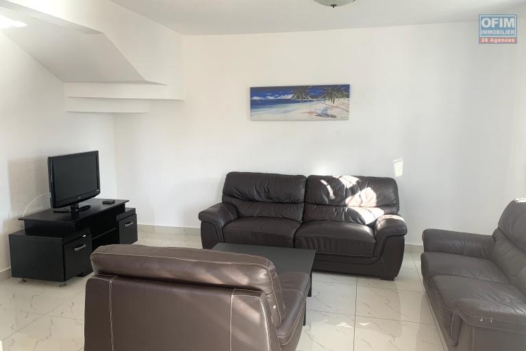 Flic En Flac for rent magnificent three bedroom duplex with swimming pool in a quiet area.