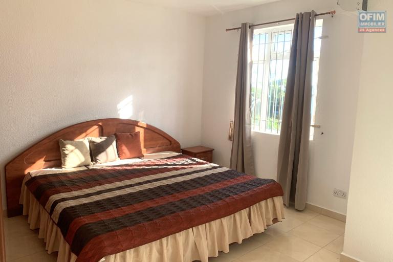 Flic En Flac for rent magnificent three bedroom duplex with swimming pool in a quiet area.