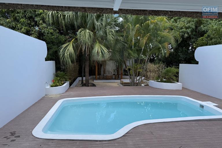 Tamarin for sale beautiful 4 bedroom duplex villa completely renovated with swimming pool located close to shops and beach.