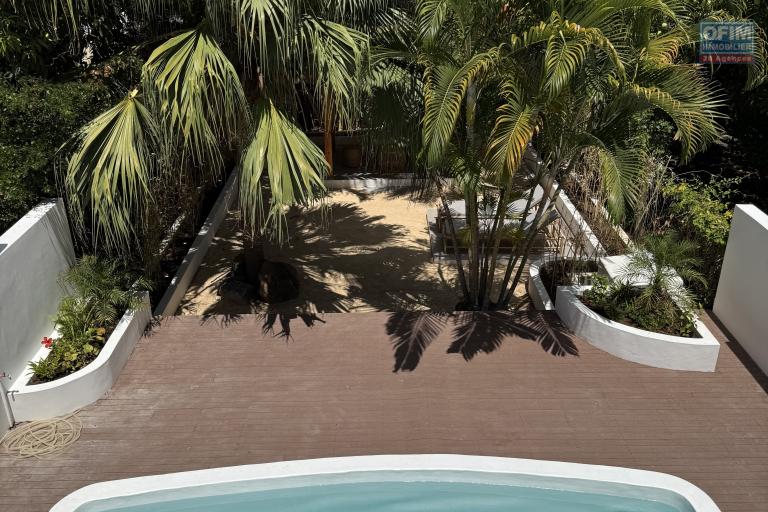 Tamarin for sale beautiful 4 bedroom duplex villa completely renovated with swimming pool located close to shops and beach.