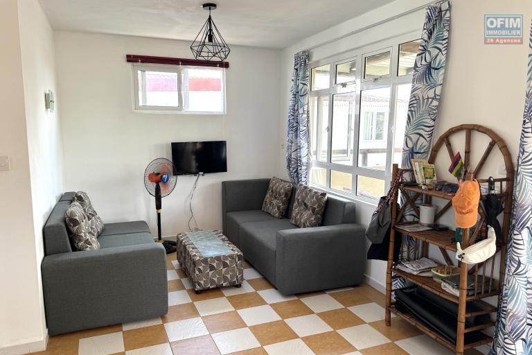 Flic en Flac for sale 2 bedroom apartment with a large terrace located on the third and last floor in a quiet area 100 meters from the beach.