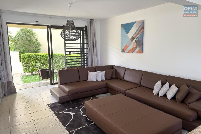 Flic en Flac for rent a stylish 3 bedroom triplex with communal pool and secure parking