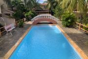 Flic en Flac for rent 3 bedroom duplex villa with common swimming pool located in a secure complex not far from the beach.