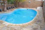 Long term rental for Flic en Flac modern ground floor apartment with swimming pool.