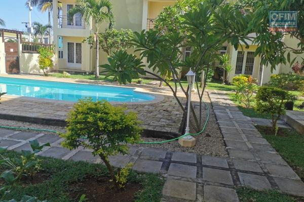 For rent a beautiful triplex 3 bedroom villa located in a secure complex in Flic en Flac.