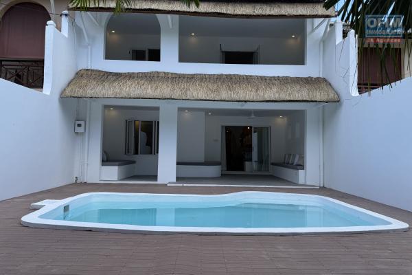 Tamarin for sale beautiful 4 bedroom duplex villa completely renovated with swimming pool located close to shops and beach.